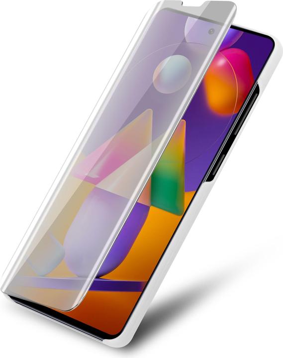 Actual product image Cadorabo Book Smart View Mirror Cover (Samsung Galaxy M31s)