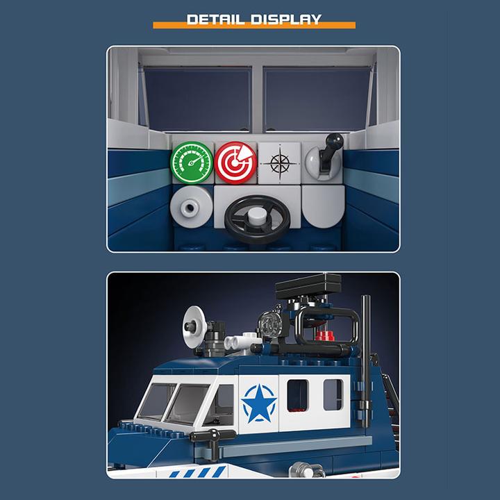 Produktbild Mould King Polizeiboot