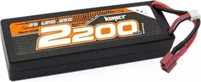 Produktbild Konect RC-Akku LiPo 2200 mAh 7.4 V 25C Slim (7.40 V, 2200 mAh)