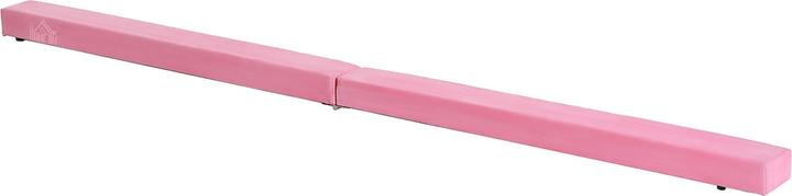 Homcom Schwebebalken Kiefernholz, Polyester Rosa