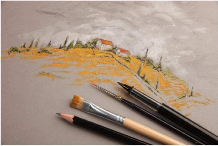 Actual product image Clairefontaine Paint ON (250 g/m², 30 x)