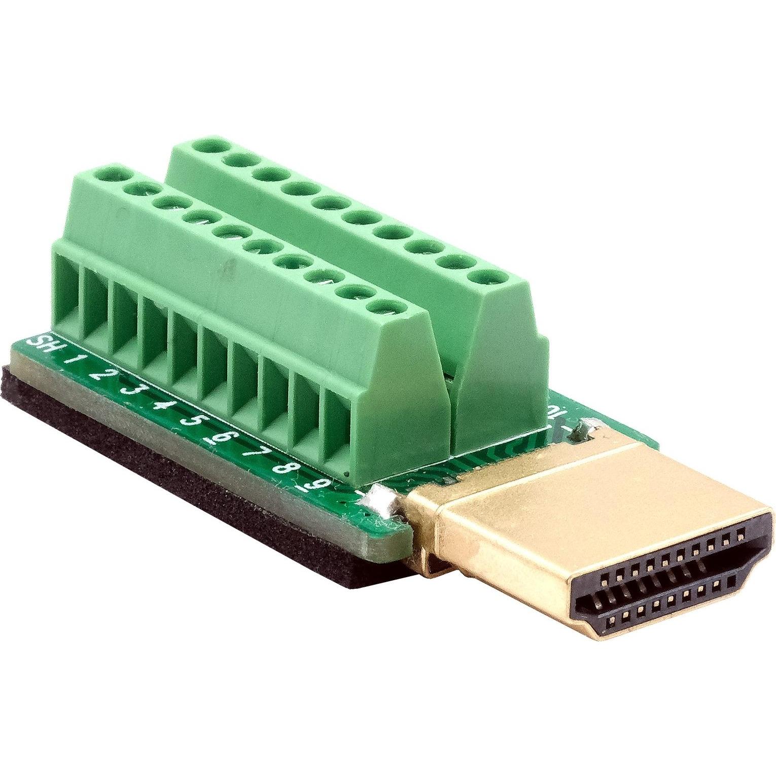 Exsys HDMI Terminal Block Adapter (20 Pin Terminal Block), Data + Video Adapter