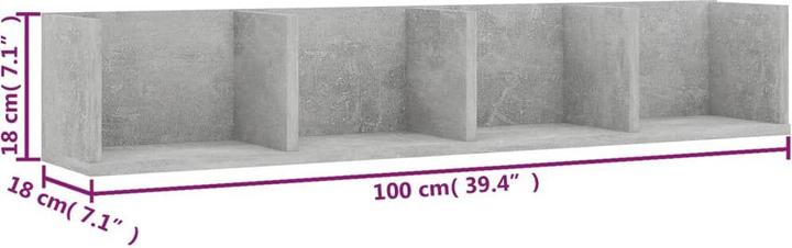 Immagine prodotto vidaXL Hillier (100 x 18 x 18 cm)