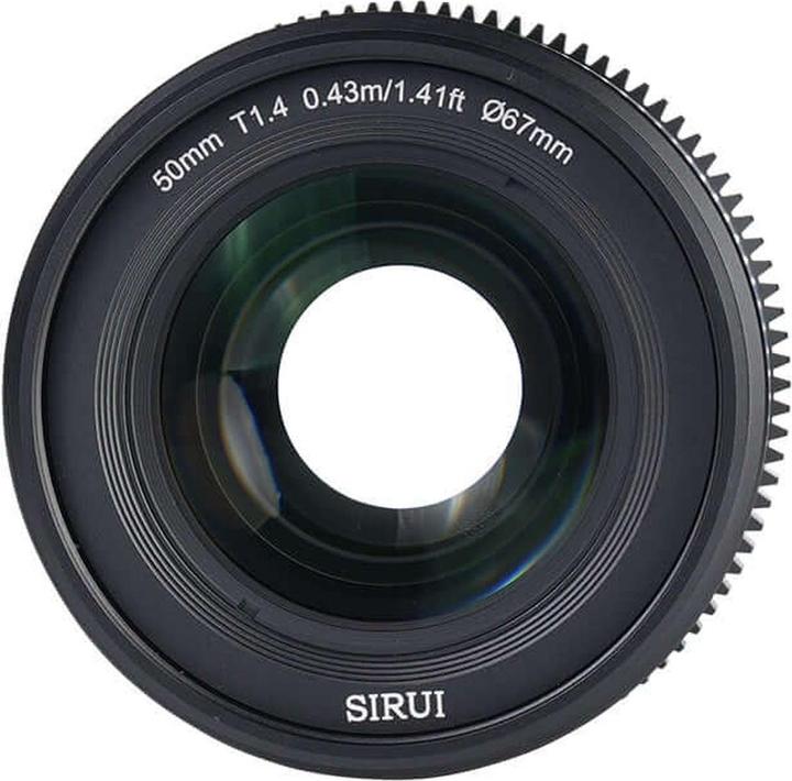 Produktbild Sirui VP-1-50B VISION PRIME T1.4 Vollformat Cine Lens 50mm schwarz (Canon RF, Leica L, Nikon Z, Sony E, Vollformat)