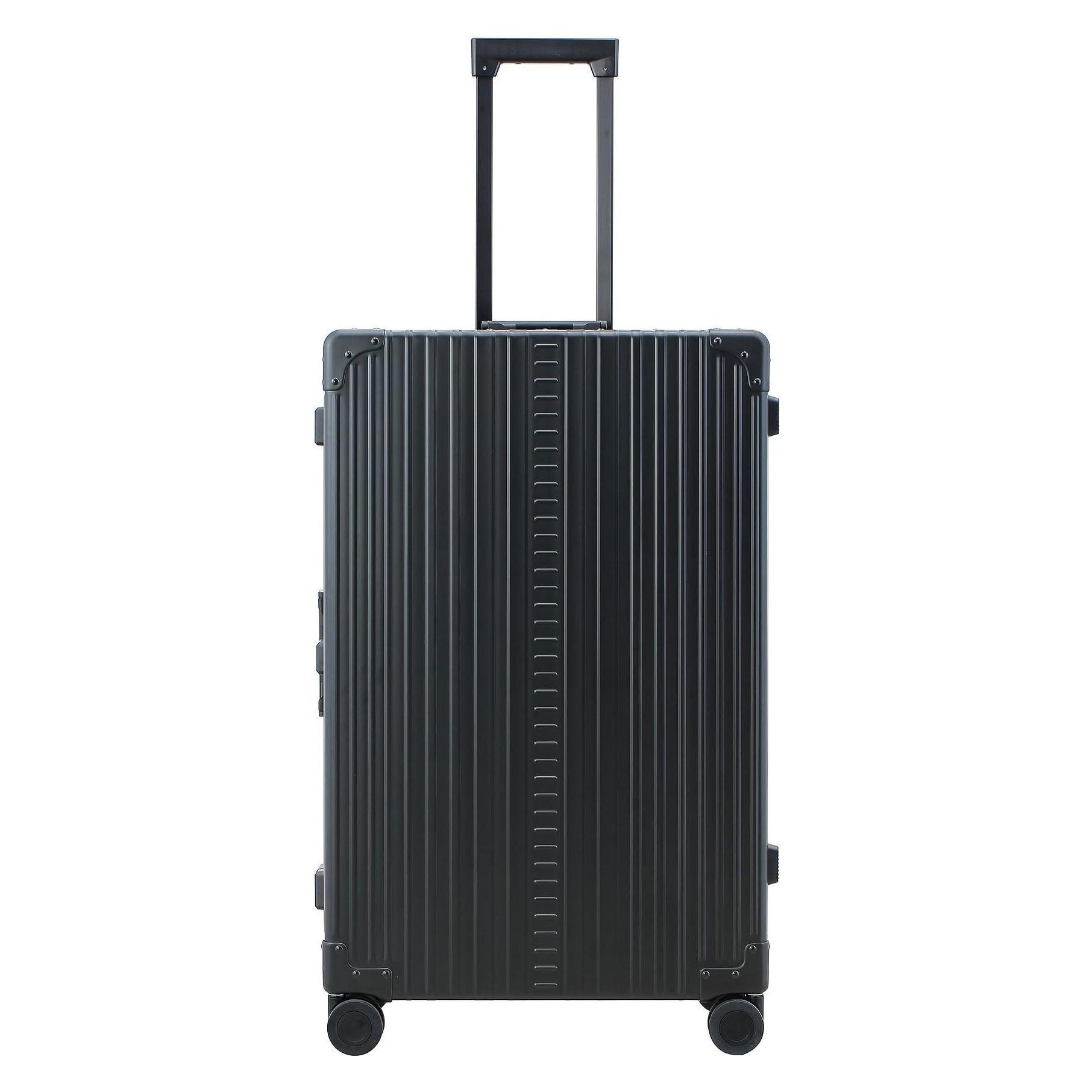 Aleon, Koffer, Traveler 4-Rollen Trolley 67 Cm, Schwarz, (76 l)
