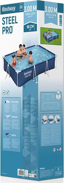Produktbild Bestway Swimming Pool Steel Pro rechteckig