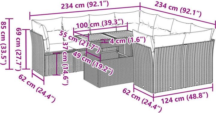 Produktbild vidaXL Anna