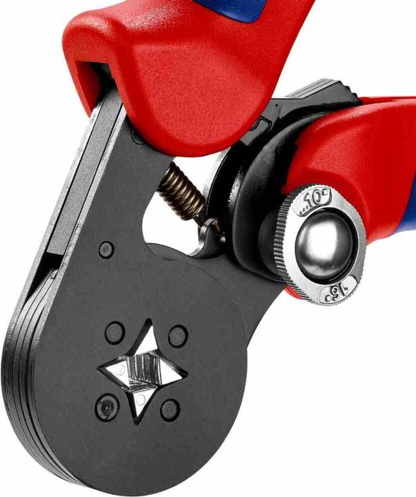 Actual product image Knipex Self-Adjusting Crimping Pliers for wire ferrules (180 mm)