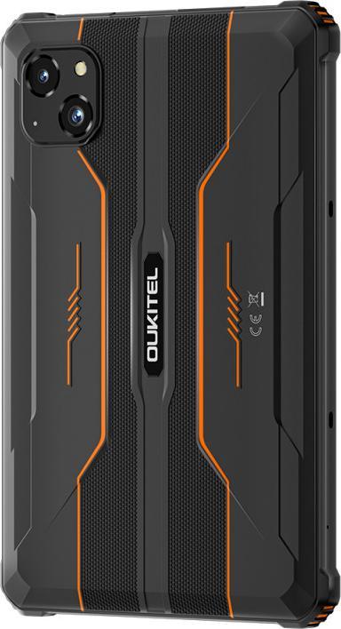 Actual product image Oukitel RT3 Pro - Rugged Tablet (4G/LTE - NFC - 8" - 128 GB, 4 GB RAM) Orange (4G, 8", 128 GB, Orange)