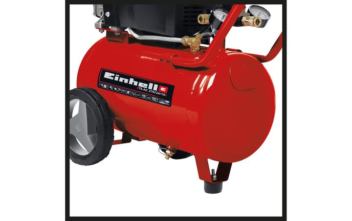 Actual product image Einhell Compressed air compressor 24 l 10 b (10 bar, 24 l)