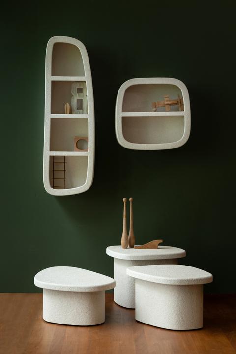 Image du produit Dutchbone Veda Wall Cabinet 1 étagère centrale