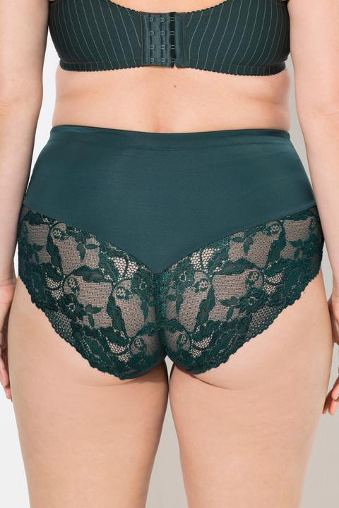 Produktbild Ulla Popken Midislip, transparente Spitze, hinten gerafft (58)