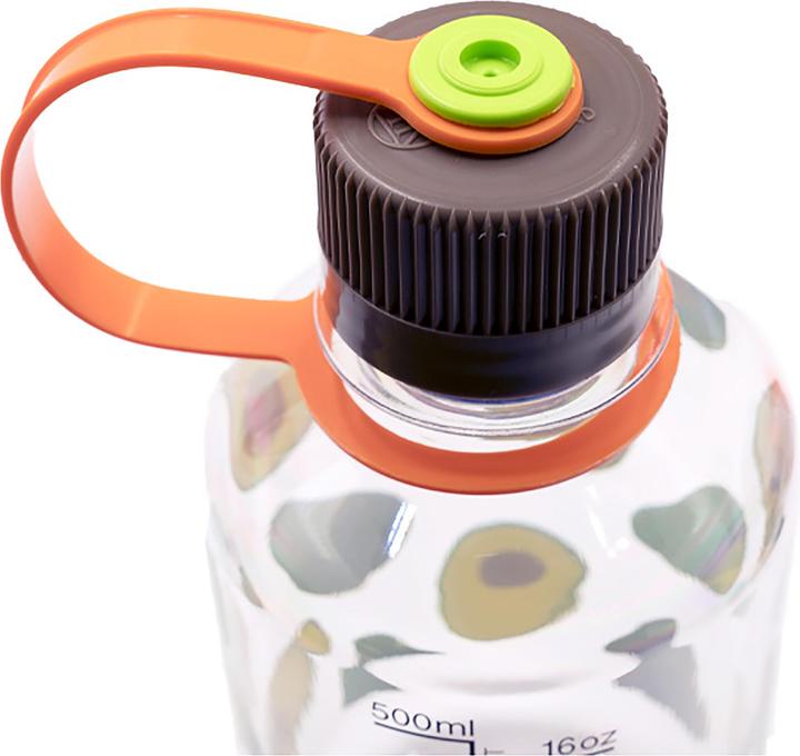 Actual product image Nalgene 16oz NM Clear w/Avocados print (0.50 l)