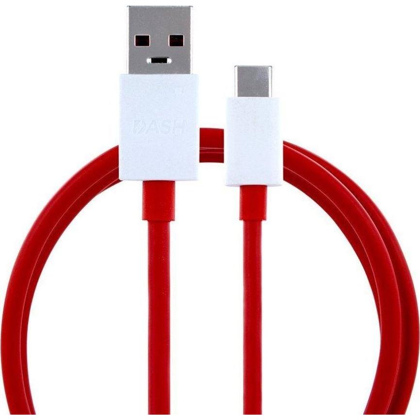 OnePlus Kabel original Kabel USB A auf Typ C 4A D301 1 m rot lose (1 m), USB Kabel