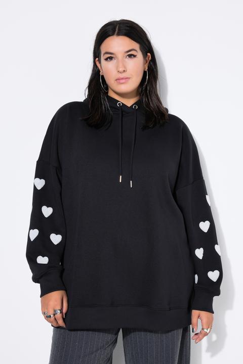Produktbild Studio Untold Hoodie, extra oversized, Sweat, Kapuze, Ärmel-Hearts (56)