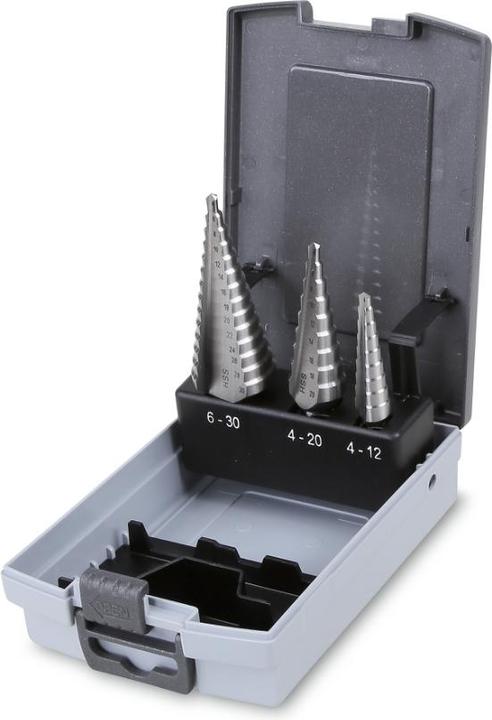 BETA Tools 425SP3 425SP3 milling cutter conical in plastic cassette 3piece (30 mm)