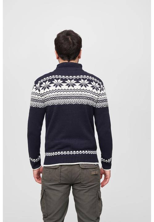 Actual product image Brandit Norwegian cardigan size 3XL colour Navy (3XL)