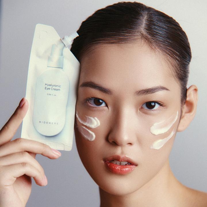 Image du produit Hidehere Crème pour les yeux à l'acide hyaluronique (Crème pour les yeux, 25 ml, Jour + nuit)
