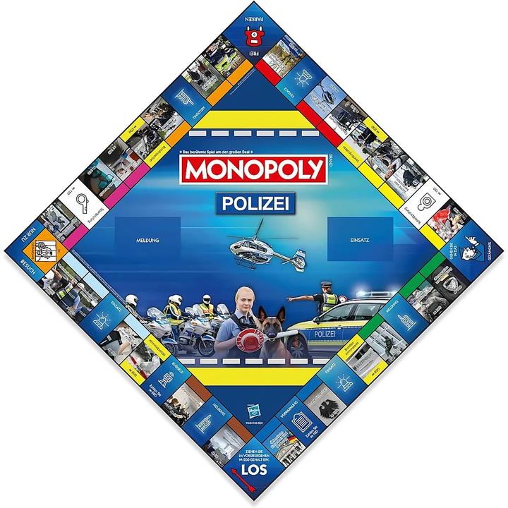 Productafbeelding Winning Moves Monopoly - Politie 2.0 (Duits, 2 - 6 Spelers)