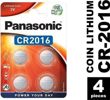 Image du produit Panasonic Lithium Power CR2016 (4 pcs, CR2016, 165 mAh)