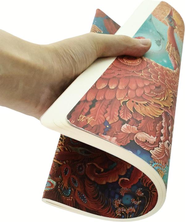 Produktbild Paperblanks Notizheft A4 Feuervogel (A4, Weicher Einband)