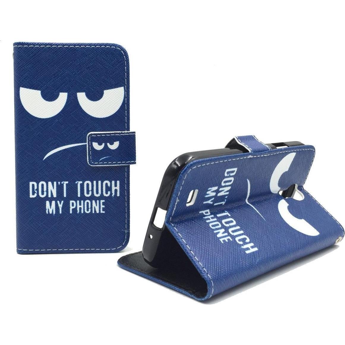 Thumbnail - König Design Schutz Hülle für Samsung Galaxy S4 Dont Touch Tasche Case Cover + 1 Panzer Schutz Glas (Samsung Galaxy S4),...