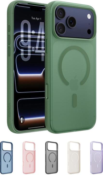Actual product image Belkin Grip magn. Schutzhülle iPhone 17 ProMax grün MSA036hqSE (Apple iPhone 17 Pro Max)