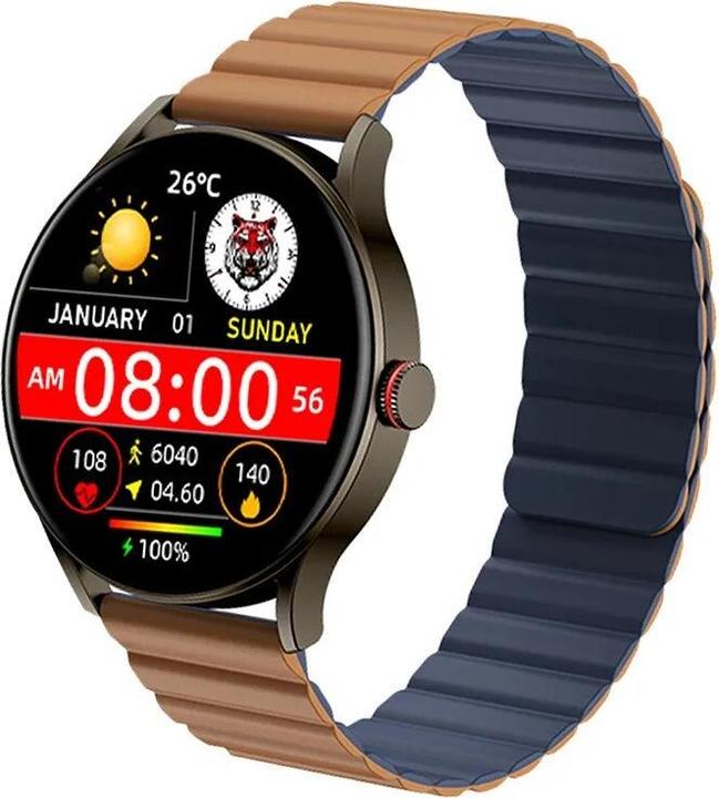 NoName Smartwatch IMIKI TG1 Brown Android iOS