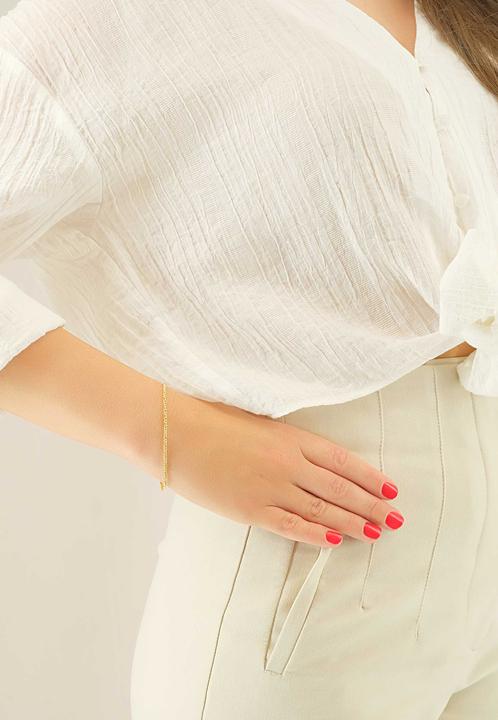 Image du produit Muau Ancres doubles (19 cm, Or jaune 750/18K)