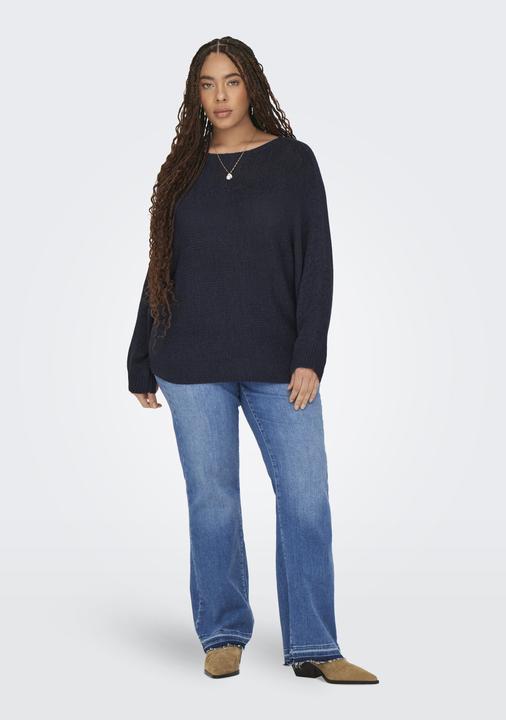 Immagine prodotto Only Maglia Fit Collo rotondo Plus Polsini a costine Pullover lavorato a maglia (S)