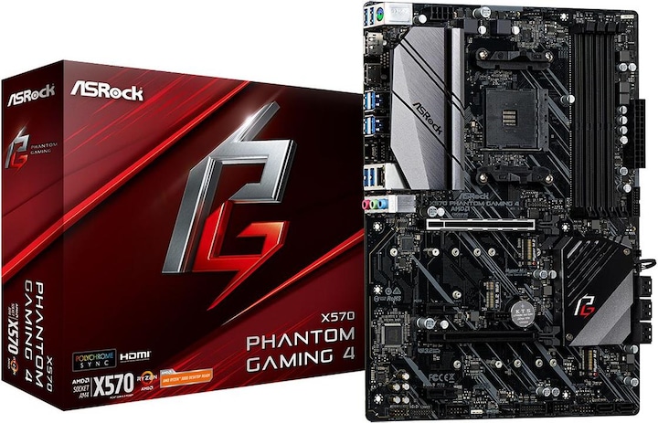 Produktbild AsRock X570 Phantom Gaming (AM4, AMD X570, ATX)