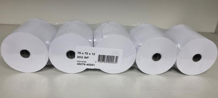 Actual product image Soennecken Additon roll 76mmx43m control strip 5pcs.