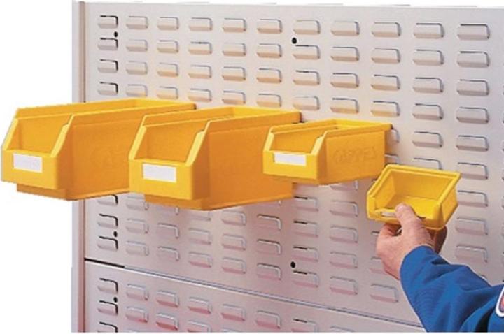 Actual product image Rasterplan Slotted panel W500xL450mm light grey, RAL 7035 wide format