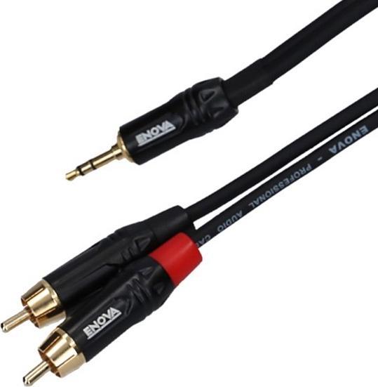 Actual product image Enova 3.5mm Jack/Cinch cable RCA, red/black, 7m (7 m)