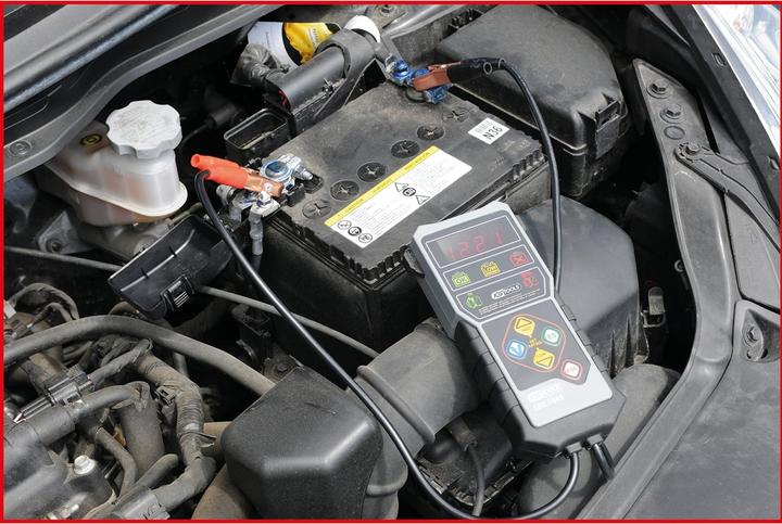 Image du produit KS Tools Testeur numérique de batterie et de système de charge 12V