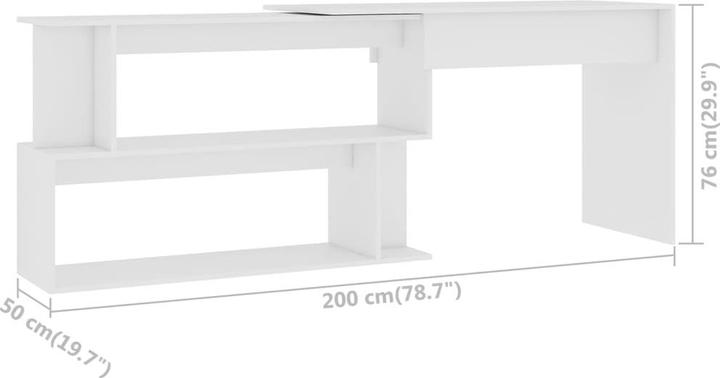Immagine prodotto vidaXL Schreibtisch (200 x 50 x 76 cm)