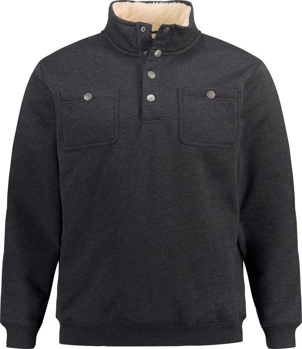 Produktbild JP1880 Sweattroyer, Langarm, Teddyfutter, Stehkragen, Druckknöpfe (5XL)