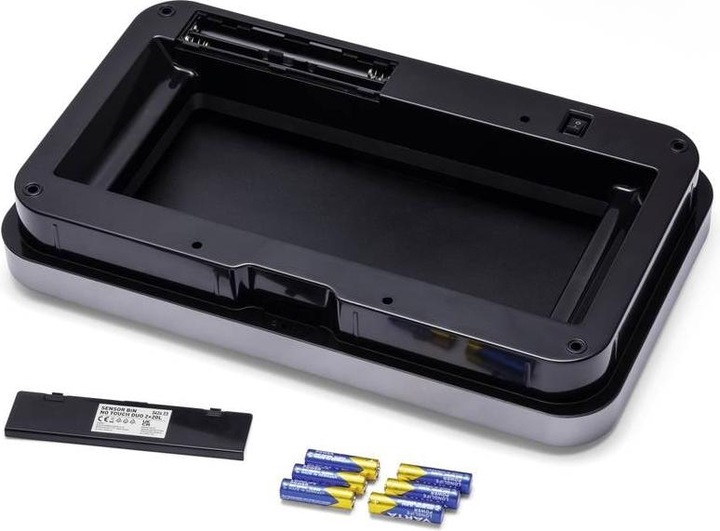 Produktbild Durable Sensor Abfalleimer NO TOUCH DUO 2x20l silber (40 l)