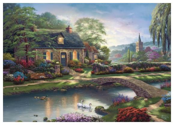 Productafbeelding Schmidt Spiele Stoney Creek Cottage 1000 Teile (1000 onderdelen)