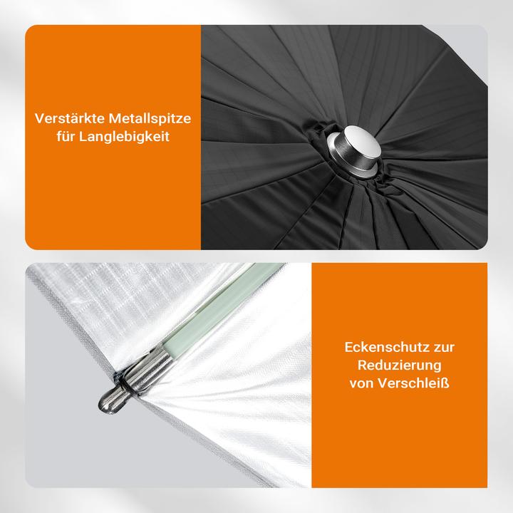 Produktbild Walimex pro Parabol Reflexschirm schwarz/weiss Ø129cm Lichtformer Fotoschirm (129 cm)