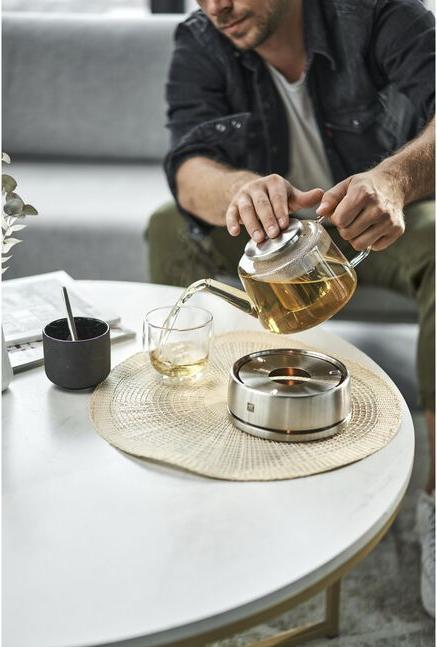 Produktbild Zwilling Sorrento Teekanne mit Stövchen und Teesieb (1 l)