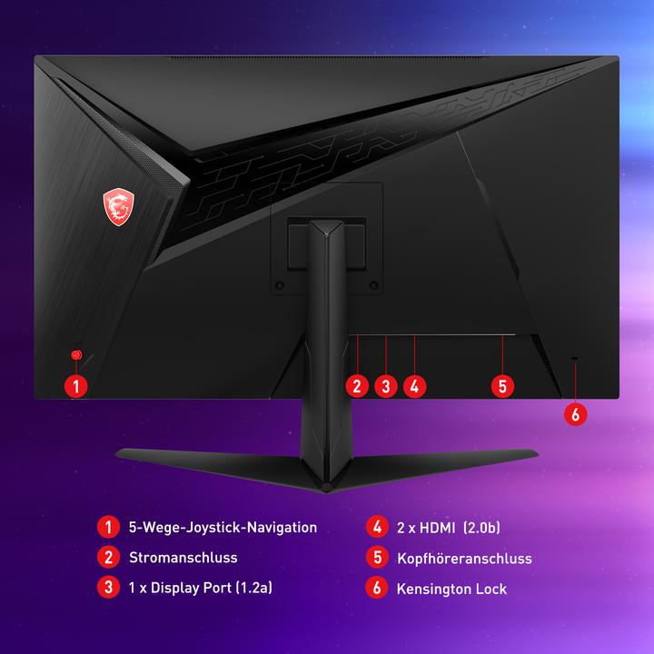 Produktbild MSI Optix G281UVDE (3840 x 2160 Pixel, 28")
