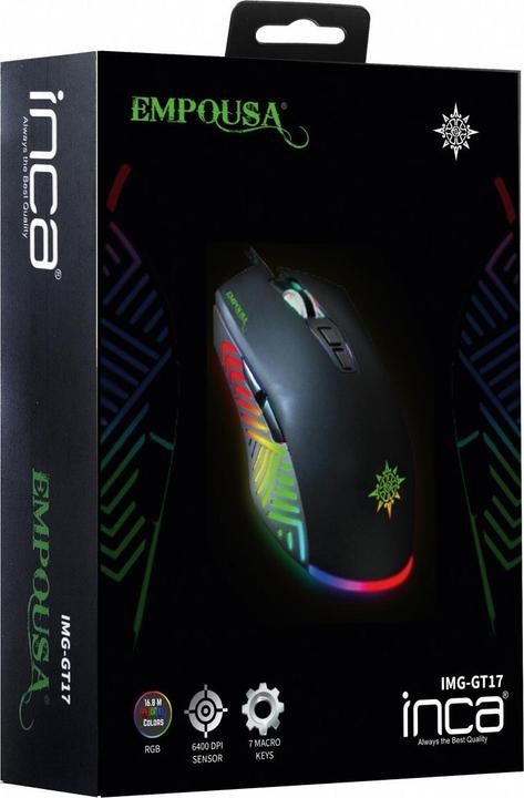 Produktbild Inca RGB Macro Keys Professional Gaming Mouse (Kabelgebunden)