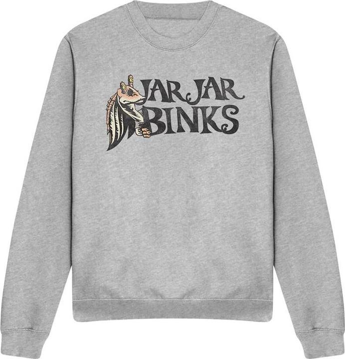 Actual product image Star Wars Unisex Adult Jar Jar Binks Sweatshirt (L)