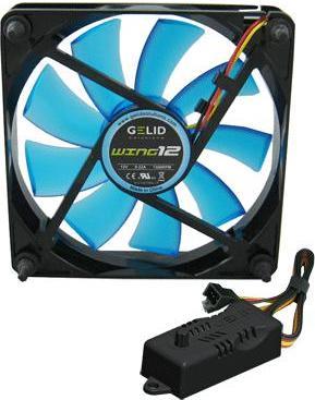 Actual product image Gelid Gamer Wing 12 UV Blue (120 mm, 1x)