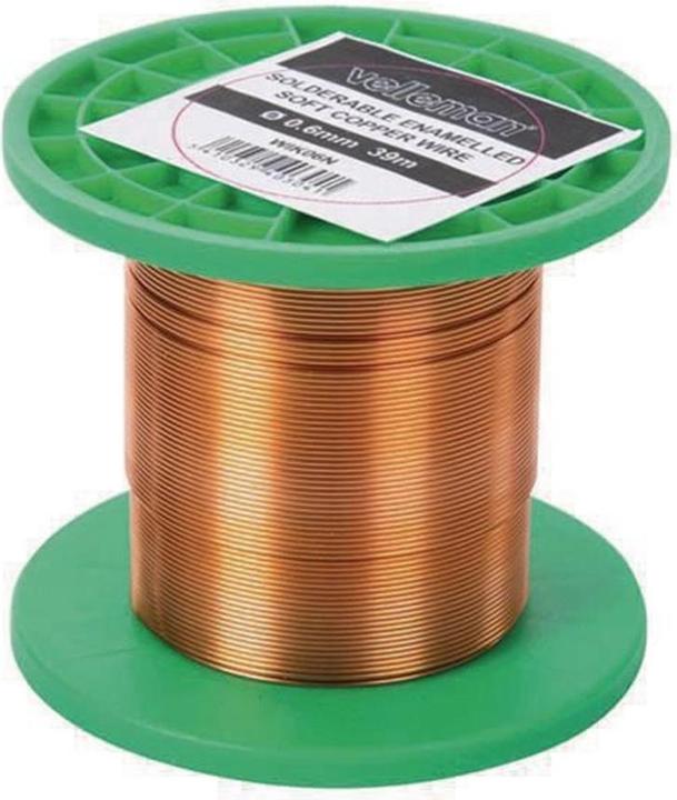 Velleman WICK06N Fil de bobinage Ø 0.6mm (39 m)