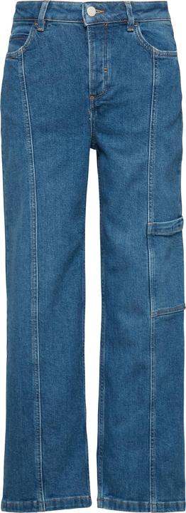 Produktbild Comma Jeans-Hose Verkürzte Jeans mit Cargotasche und Nahtdetails (40)