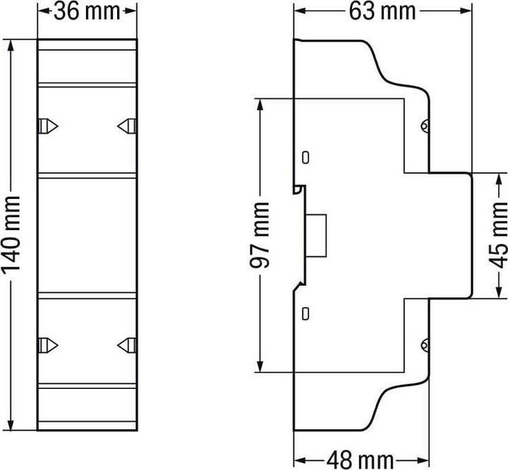 Image du produit Wago 879-3040 Compteur triphasé Conforme à la directive MID : Oui 1p.
