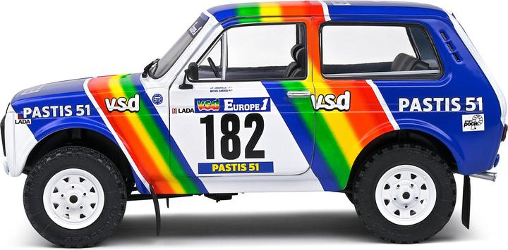 Image du produit Solido 1:18 Lada Niva Paris-Dakar #182 blanc