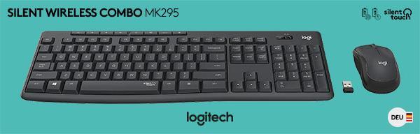 Produktbild Logitech MK295 Silent (DE, Kabellos)